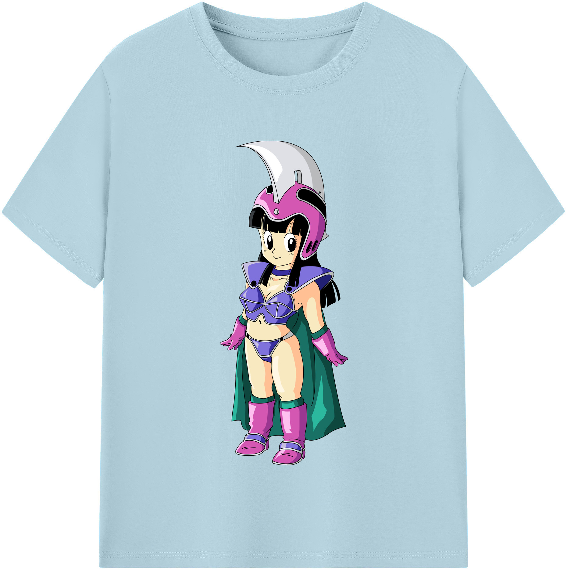 （画像用） ドラゴンボール チチ DRAGON BALL Chichi 綿100％半袖Tシャツ（フロントプリント）